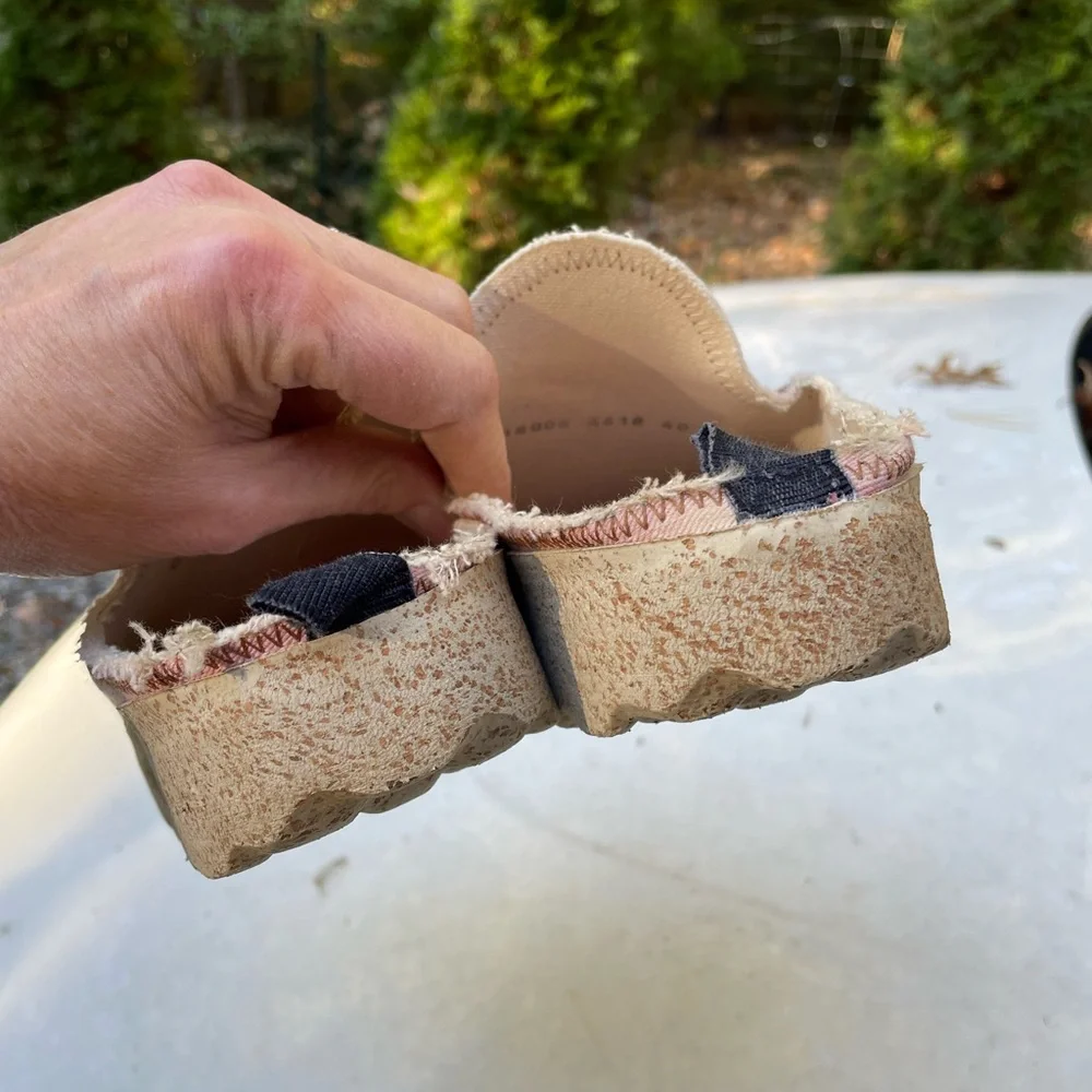 Asportguesas By Fly London Pink Slip On Mules Size 40 9-9.5 - Picture 4 of 12